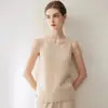 Nuevo camisón 100% cachemir de otoño e invierno para mujer, capa interior de cuello en U, top cálido, chaleco base de punto de cachemir holgado