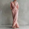 Ropa de mujer de comercio exterior europea y americana 2026, vestido de verano, vestido largo francés de alta gama que ciñe la cintura