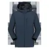 Chaqueta con capucha para deportes al aire libre de otoño, uniforme de trabajo para hombre con logotipo impreso