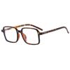 Gafas de Moda de Montura Cuadrada con Bloqueo de Luz Azul para Hombres y Mujeres al por Mayor Nuevas de Comercio Transfronterizo Europeo y Americano Monturas sin Graduación y con Graduación