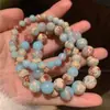 Pulsera de Piedra Shoushan Pulsera Pequeña Fresca con Diseño de Cuentas 2024 Nuevas Explosiones Pulsera de Color Contrastante para Novia Accesorios para Mujer
