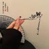 Grampo de Cabelo para Mulheres, Novo Estilo Chinês Estilo Antigo Dinastia Han Grampo de Cabelo com Borla, Grampo de Cabelo de Alta Qualidade na Nuca, Adorno de Cabeça para Saia Facial de Cavalo