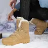 Nuevas botas tácticas altas para exteriores, botas de combate para el desierto para hombre, botas Martin para hombre, zapatos de senderismo para exteriores de gran tamaño, botas cortas