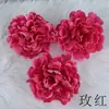 Pequena peônia artificial em grampo de cabelo, flor de fundo para casamento, arranjo floral para parede, decoração floral e confecção de flores.