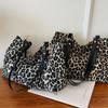 2025 Nuevo Más Fácil para Combinar Estilo Casual de Celebridad de Internet Perezosa Desplazamiento Gran Capacidad Bolso Estampado Leopardo Ins Bolso Cruzado de Hombro para Mujer