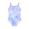 Novo Maiô Infantil com Proteção Solar e Alças, Maiô Peça Única para Meninas, Roupa de Proteção Solar de Secagem Rápida, Moda Praia, Customização Transfronteiriça