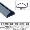 Tira de vedação em U tira de borda de silicone tira de borda para equipamento mecânico resistente a altas temperaturas tira de moldagem em fibra de vidro tira decorativa