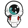Olho de Halloween Horror Borracha Macia PVC Patch Case para Celular Case para Fone de Ouvido Broche Olhos de Desenho Animado Acessórios DIY
