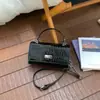 Nova Coleção Primavera 2026 Bolsa de Mão Estilo Coreano Padrão Crocodilo de Alto Valor Bolsa de Ombro para Profissionais de Escritório Bolsa Transversal Tendência Bolsa Tote Pequena