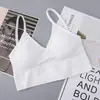 Sutiã feminino sem alças com costas em U, sem costura, adequado para usar em camadas ou sozinho, para meninas, sem aro, sutiã, lingerie feminina