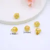 Colgante Chapado en Oro de 14K que Conserva el Color con la Palabra "Fortuna" Pulsera de Amuletos Pequeños Accesorio Pulsera DIY Accesorios de Cuentas para Collares Venta al por Mayor D104