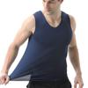 Regata Fitness Esportiva de Verão Masculina Decote V Seda de Leite Sem Costura Camiseta Básica Respirável Casual Ombro Largo Slim Íntimos