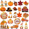 Bestseller transfronterizo otoño Acción de Gracias imanes para refrigerador personalizados para el hogar ventana puerta de garaje imanes fiesta decoración del hogar