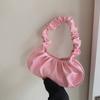 Comercio Exterior Bolso Coreano para Mujer 2023 Nuevo Bolso Nube Plegado de Color Sólido Bolso Simple de Axila para Mujer Dulce Bolso de Hombro