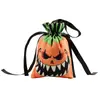 Calabaza de Halloween Dulce o Truco Cara de Fantasma Fantasma Regalo Bolsa de Dulces Fiesta Festival Dibujo Animado Atmósfera Creativa Bolsa de Tote