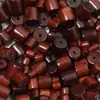 Abalorios de madera con forma de ala de pollo, abalorios sueltos, abalorios de palo recto de palo de rosa birmano, abalorios de Buda para pulsera, collar, joyería