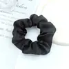 Scrunchie Vintage de Cristal e Cetim Transfronteiriço Alta Elasticidade Prendedor de Cabelo Feminino Coreano Scrunchie de Tecido de Cor Sólida Amazon