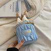 Bolso Infantil Moda Romboidal Bolso Cruzado para Niñas Elegante Lindo Lazo Monedero Accesorios para Bebé Bolso de Cadena