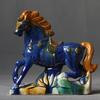 Tang Sancai Cavalo Cavalo de Cerâmica Seis Enfeites de Cavalo Presente de Artesanato para Casa Cavalo para Enfeites de Sucesso Objeto Imediatamente Rico