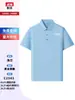 Camisa tipo Polo Ropa de Trabajo Bordado de Logo Personalizado Uniforme de Grupo de Empresa Corporativa Cuello Camisero Lyocell Mercerizado Manga Corta