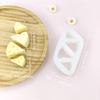 Forma de Bolo Queijo Silicone Forma Chocolate Flip Açúcar Mousse Bolo Decoração Ferramentas DIY Forma de Pinça