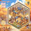108.0 Pegatinas de Paisajes Grandes Pegatinas de Escenas de Aceite Especiales Pegatinas de Escena de Casa Miniatura 3D Pegatinas para Diario