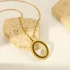 Colar Oval de Renda Barroco Retrô Francês para Mulheres, Corrente para Clavícula de Luxo Leve Nicho Joia para Pescoço