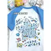 Uniforme de Graduación de Jardín de Infantes Camiseta Personalizada Retrato de Estudiante de Primaria Camiseta Deportiva de Manga Corta para Reunión Deportiva Camisa Cultural con Texto Impreso DIY