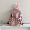 Mochila de nailon simple Mochila para mujer Verano Estilo coreano Para ir al trabajo Gran capacidad Ligera Bolsa escolar para estudiantes Ligera Para ir al trabajo