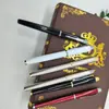 Venta al por mayor de fábrica pluma joya totalmente metálica pluma de regalo de empresa pluma de letrero publicitario pluma de gel de alta gama logotipo imprimible