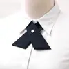 Gravata Borboleta Xadrez Camisa Uniforme JK Coisas Pequenas Roupa de Negócios Laço de Menina Estilo College Versátil Tendência Gravata Borboleta Tailandesa