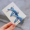 Pinza de tela hecha a mano estilo coreano de 4 cm con forma de gota de agua, pinza para BB, pasador de lazo, pasador pequeño para bebé, flor para la cabeza, clip de rotura