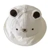 Chapéu de Bebê Outono Coreia do Sul Chapéu Balde Fofo de Urso Ins Verão Proteção Solar para Bebê Chapéu de Pescador