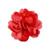 Tocado de flor de tela brillante de alta calidad de 7 cm, flor para zapato, flor enrollada a mano, accesorios de tocado para niña europea y americana, al por mayor en stock