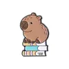 Nuevo Broche Lindo de la Serie Capibara Set Creativo y Único de Insignias con Forma de Caricatura de Capibara