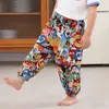 Roupas de Verão para Meninos, Calças Anti-Mosquito Infantis, Calças Unissex para Bebês, Novo Estilo Solto, Calças Harem Casuais de Verão para Crianças Maiores