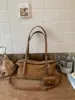 Bolsa Feminina Vintage para Ombro, Estilo Coreano Casual Estilo Melard 2026 Nova Bolsa Feminina Grande Capacidade Fosca