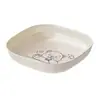 Prato de osso para casa, bandeja de ossos para mesa de jantar, prato de plástico para servir comida e ossos, prato de frutas para sala de estar, bandeja de descarte de ossos, prato de lixo