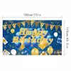 Telón de fondo de cumpleaños más vendido de Temu transfronterizo, decoraciones de globos, arreglos de regalos, decoraciones para fiestas y ambiente del hogar