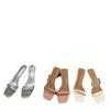Sandalias transparentes francesas, zapatillas de tacón alto, zapatos de hada, atuendo de verano 2024, diseño de sandalias de noche
