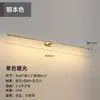 Luz frontal de espejo moderna minimalista para tocador, luz para armario de espejo de baño, aplique de pared lineal de color dorado