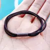 Anillo para el cabello básico 3 en 1 de alta elasticidad, versión coreana de cabeza de bola de cola de caballo simple, banda de goma pequeña, cuerda para la cabeza fresca pequeña, venta al por mayor para mujeres