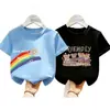 Camiseta de Manga Corta para Niña Verano 2026 Nuevo Top de Dibujos Animados para Niñas Mayores Camiseta Casual de Verano para Niños de Media Manga