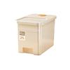 Caja de Almacenamiento de Arroz para el Hogar a Prueba de Insectos y Humedad, Empaque Denso, Grado Alimenticio, Gran Capacidad, Cubo de Arroz Transparente, Caja de Almacenamiento de Harina de Arroz