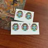 Promoção Quente Xizang Nepalesa Pintada à Mão Pura Thangka Tara Verde Núcleo de Cartão 1.5