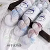 Fio de renda degradê tingido à mão Dopamine para tricô manual DIY de suéteres, cachecóis, xales e casacos, fio de verão atacado