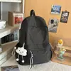 Mochila Escolar para Estudiante Universitario Estilo Coreano Ins Simple Cuadros Mochila para Estudiante de Secundaria Mochila Casual de Moda