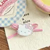 Estilo Japonês e Coreano Fofo Gato KT Pele Laço Bico de Pato Presilha Ins Coração de Menina Doce Franja Lateral Desenho Animado Acessório de Cabeça Grampo de Cabelo