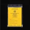 Alemania Italia Francia Europa Tarjeta de Vacunación Estuche Protector Estuche Protector Estuche Impermeable para Tarjetas Amazon Flip