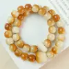 Transmissão ao Vivo Popular Pulseira Natural de Bodhi de Dunhuang Contas de Ábaco de Mão para Homens e Mulheres Saco da Sorte de Dunhuang Pulseira de Círculo Duplo Atacado